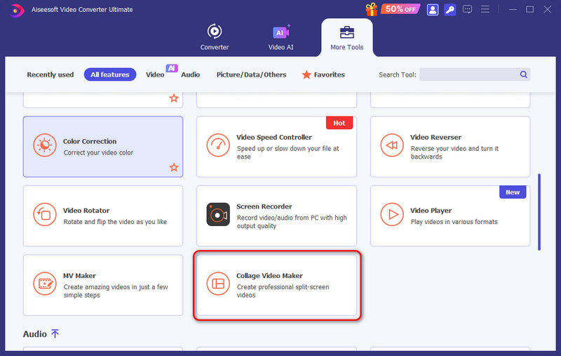 Select Collage Video Maker