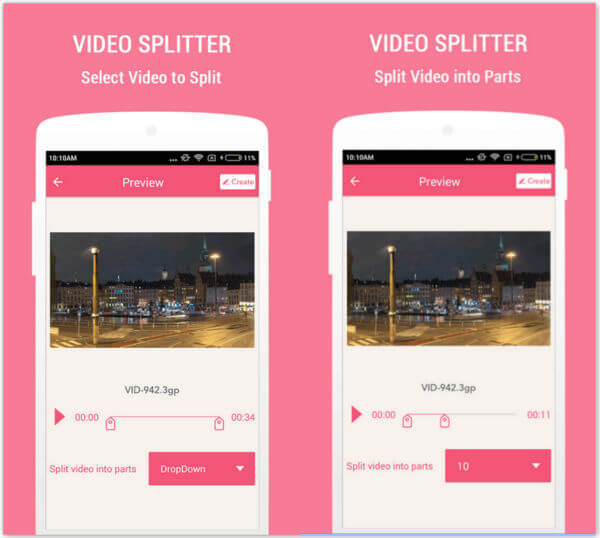 Video Splitter Android