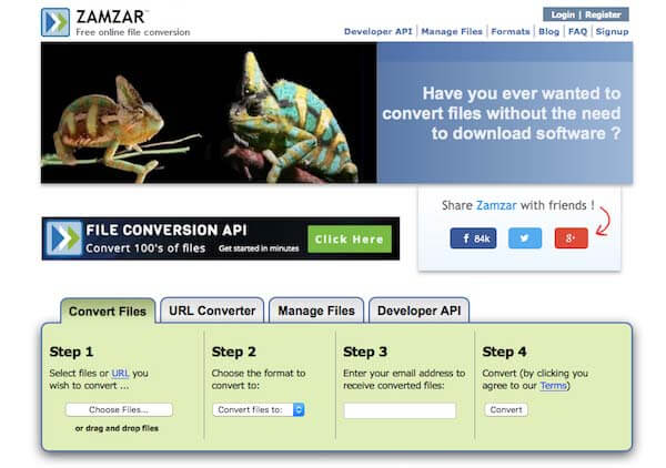 Click Convert
