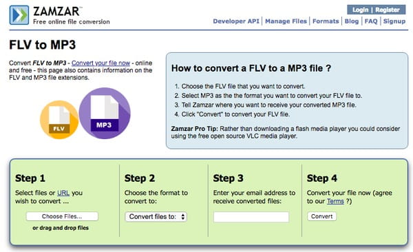 flv to mp3 converter no spam