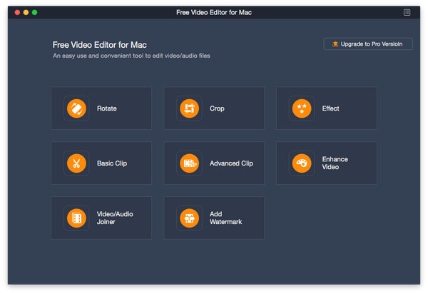 Screenshot of Aiseesoft Free Video Editor for Mac