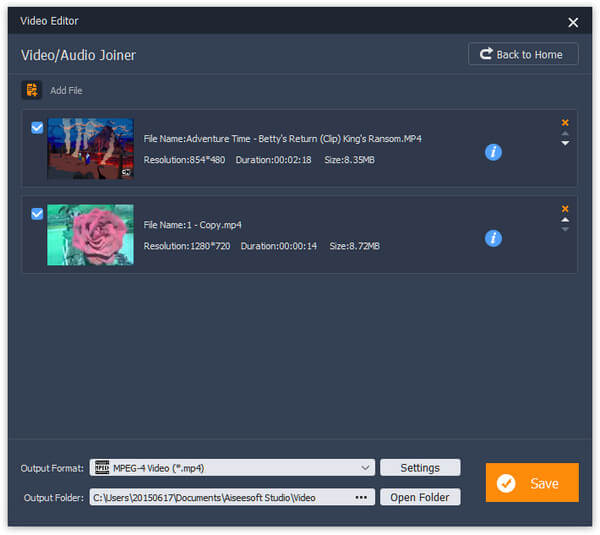 Merge Video Clips