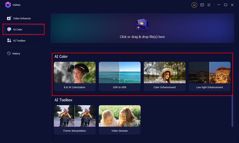 AI Color in Vidhex