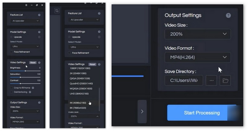 Convert Video to 4k in avclabs