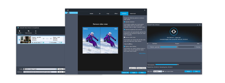 Video Enhancer - улучшайте, поворачивайте, переворачивайте и ...