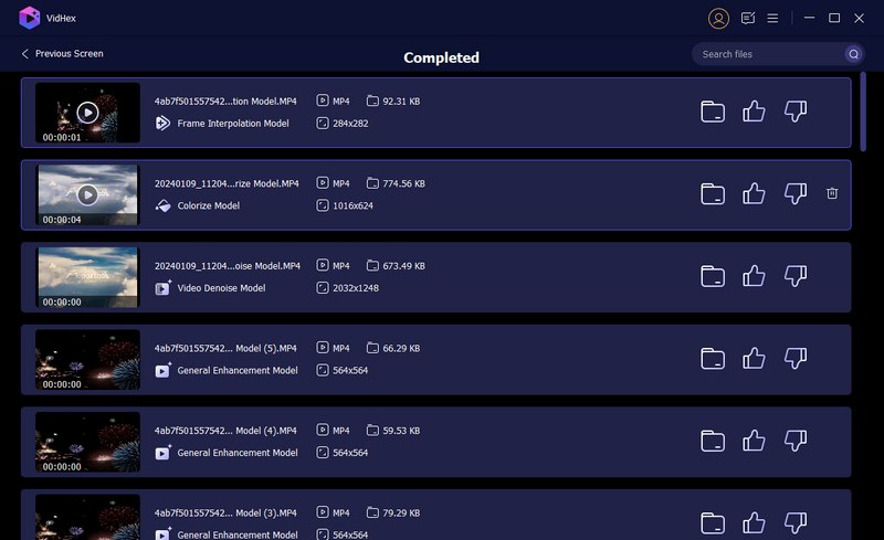 Processing Completed