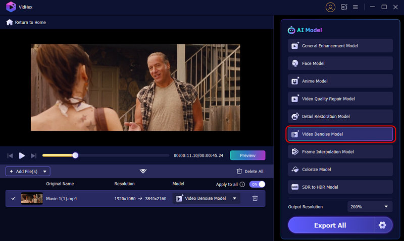 Vidhex Model Match