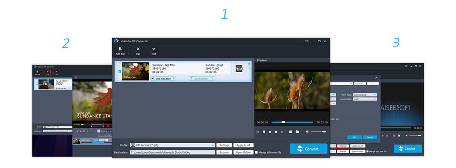 Video naar GIF Converter