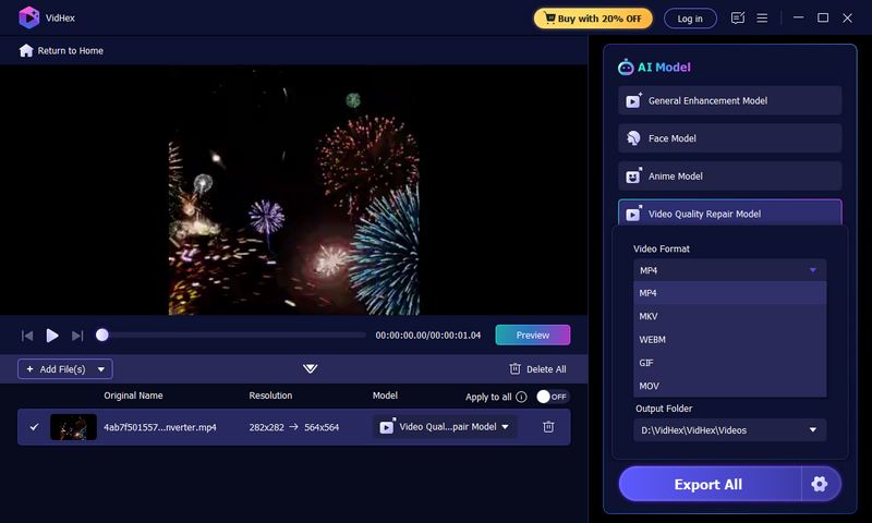 Export Videos