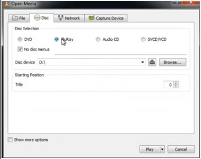Nyissa meg a VLC Blu-ray Mac szoftvert