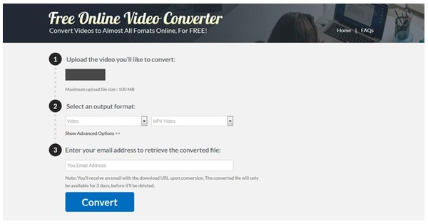 Convertitore video online gratuito