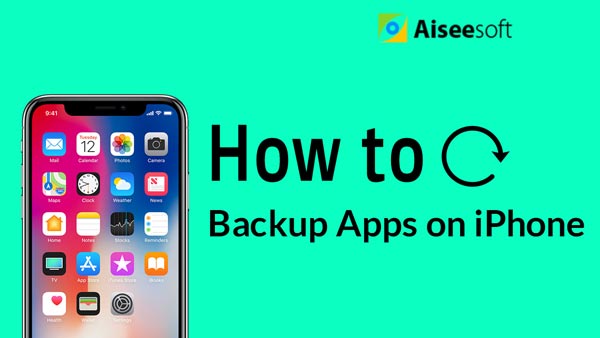 Backup-apps på iPhone