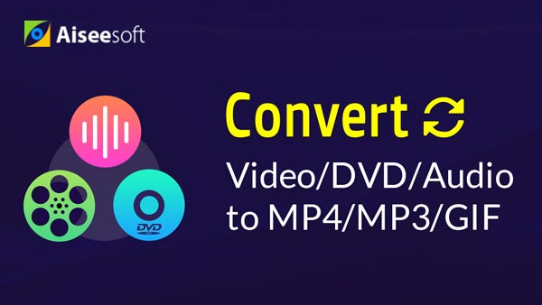 Konverter Video / DVD / Audio til MP4 / MP3 / GIF / Midi / Digital