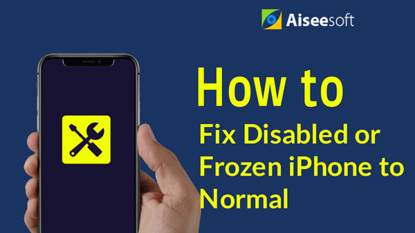 Video Fix Disabled Frozen-iPhone σε κανονική κατάσταση