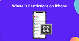 Where Is Restrictions on iPhone